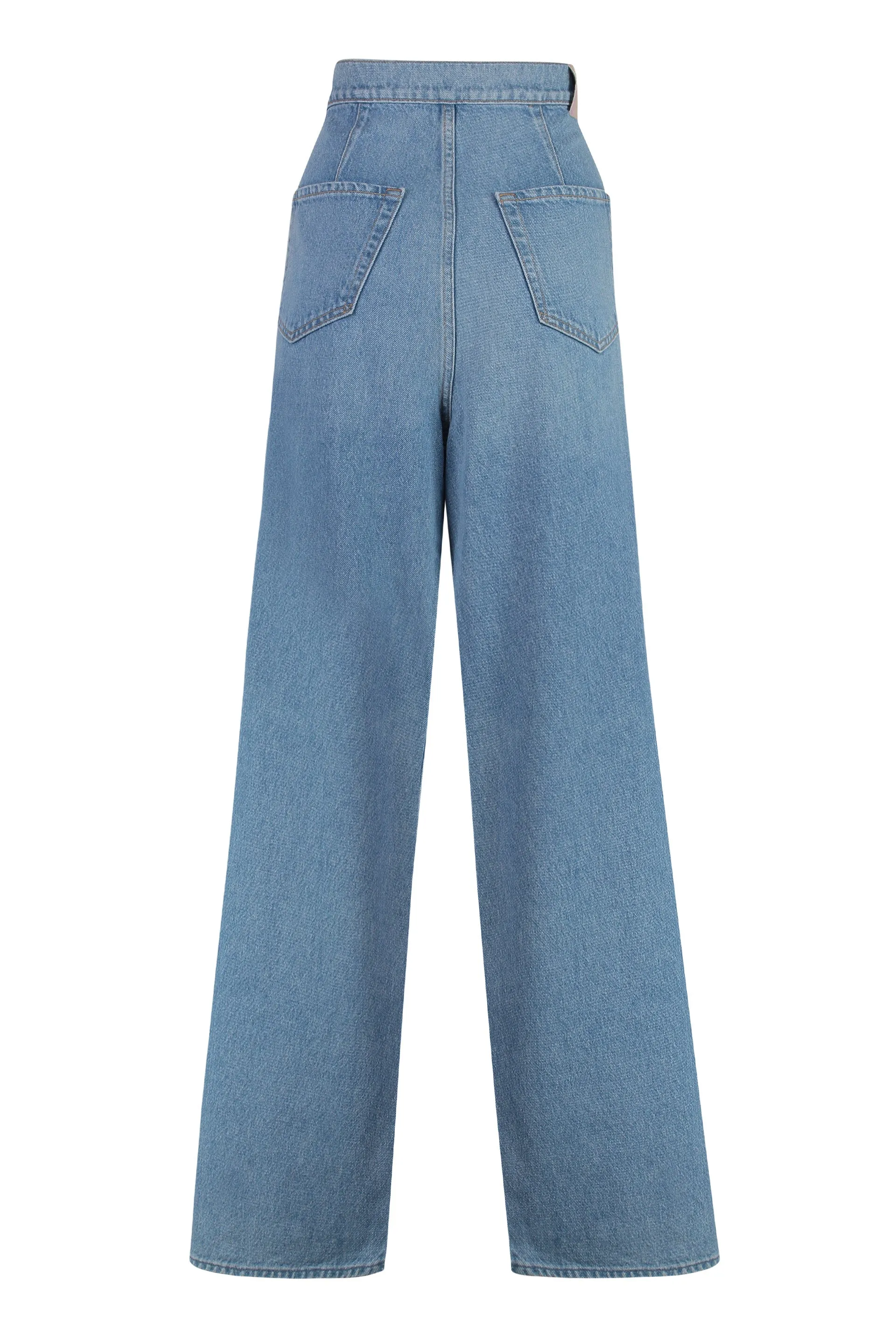 SNACKS! THE FOLD IN FUNNEL WIDE-LEG JEANS sold by Lord & Taylor product image thumbnail 2