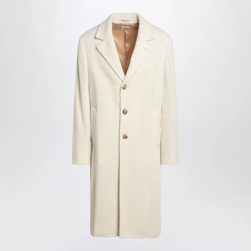 IVORY CORDUROY COAT sold by Lord & Taylor