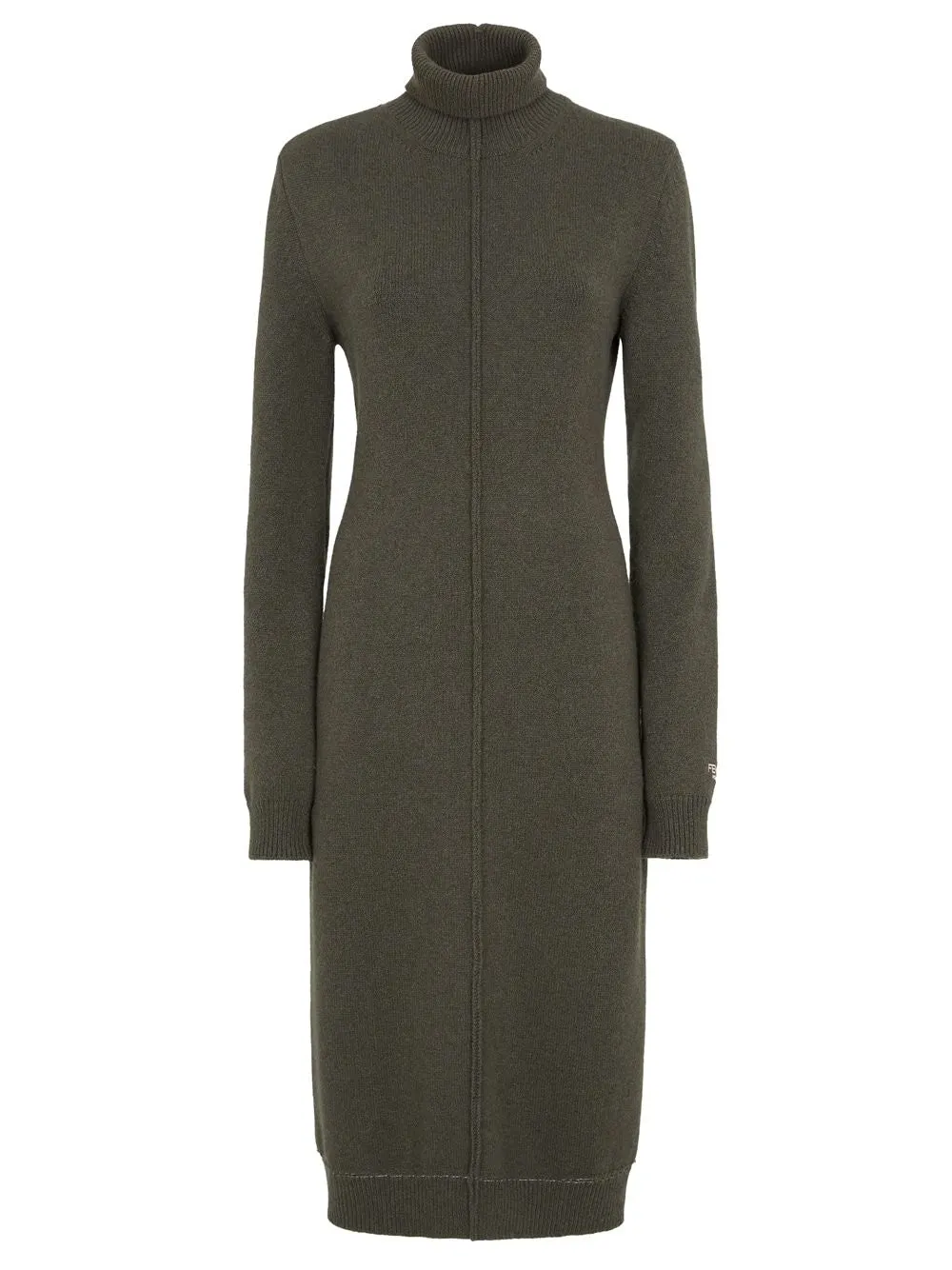 DARK GREEN CASHMERE TURTLENECK DRESS sold by Lord & Taylor