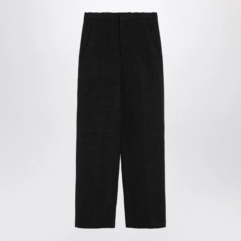 BLACK STRAIGHT BOUCLé TROUSERS sold by Lord & Taylor