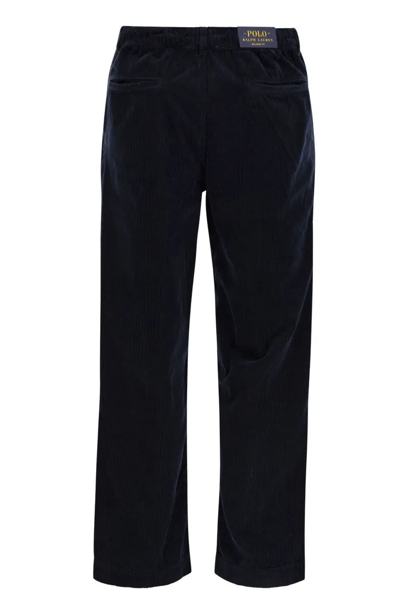 CORDUROY TROUSERS WITH PLEATS sold by Lord & Taylor product image thumbnail 2