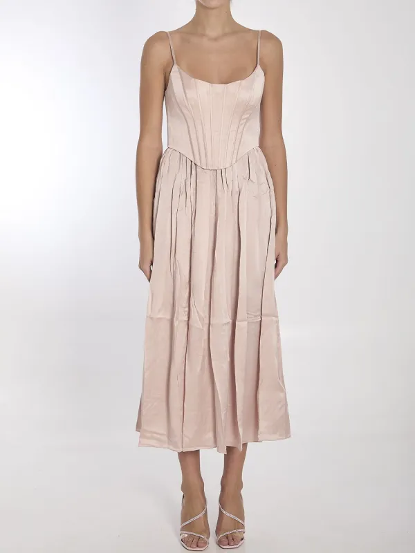 CORSET MIDI DRESS made by Zimmermann