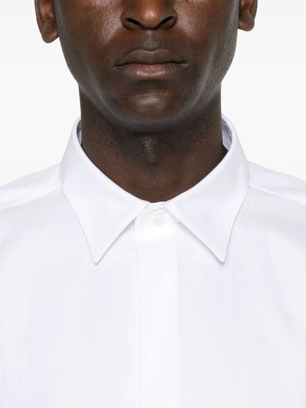 SHIRT IN STRIPED COTTON POPLIN sold by Lord & Taylor product image thumbnail 5