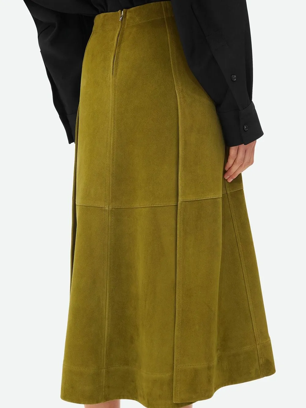 LEATHER MIDI SKIRT sold by Lord & Taylor product image thumbnail 5