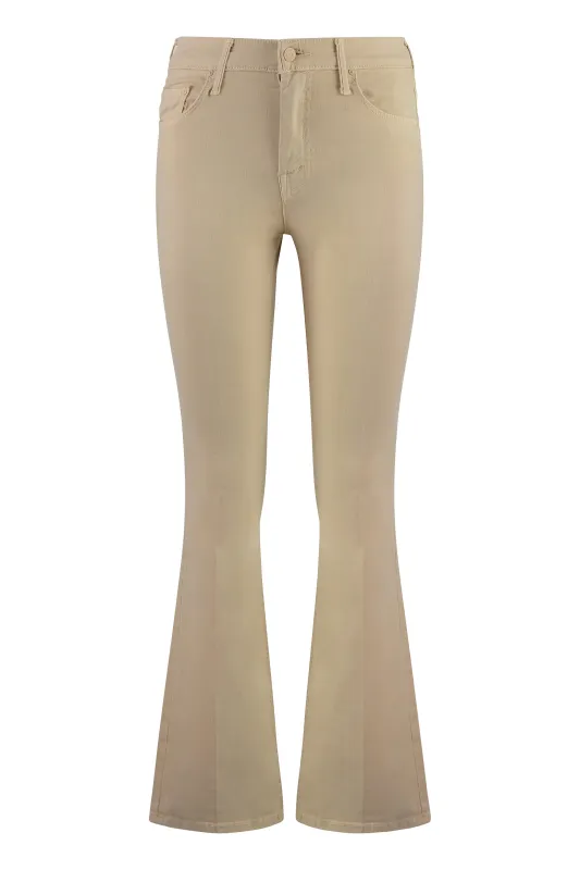 THE WEEKENDER CROPPED FLARED JEANS made by MOTHER