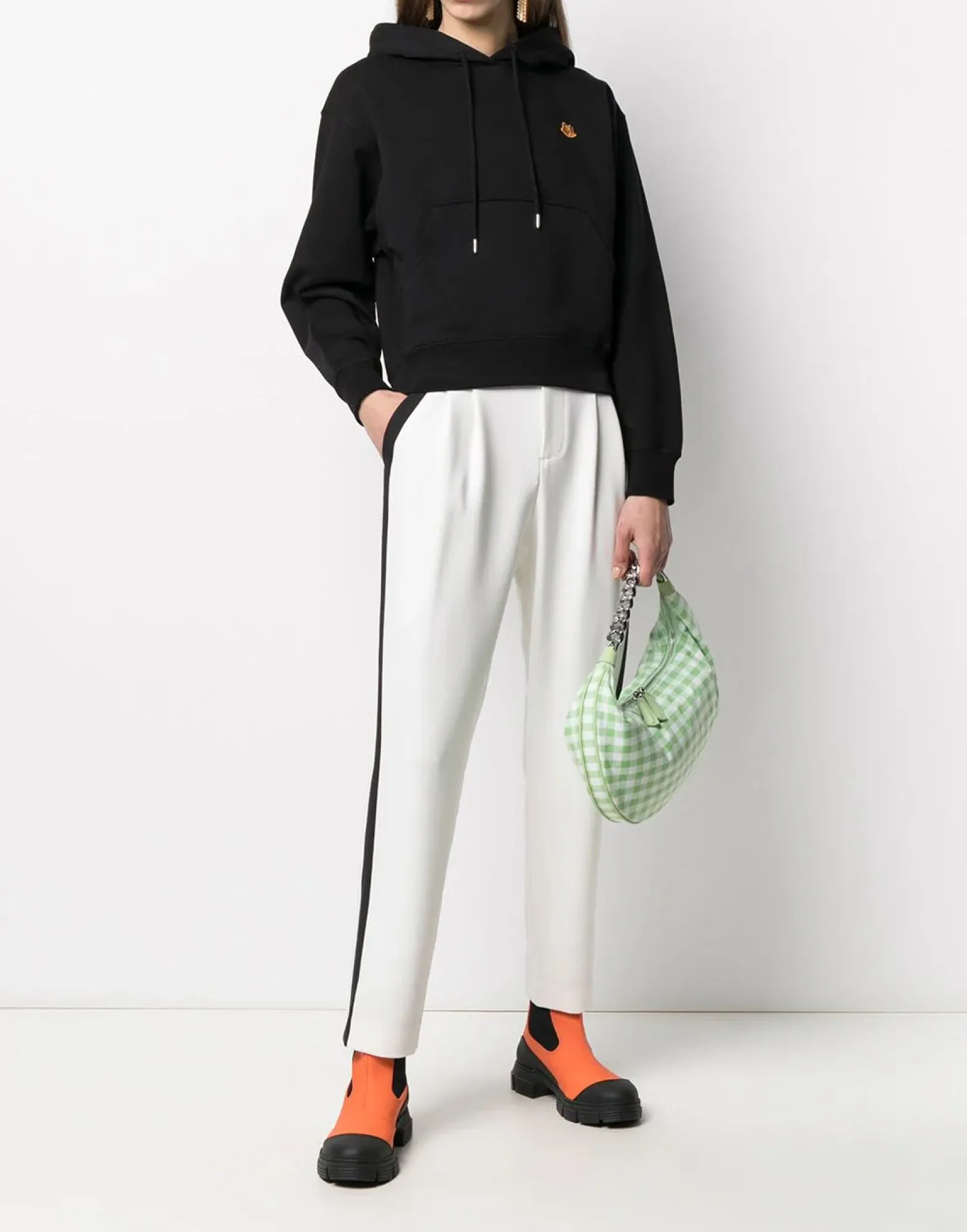 TIGER CREST LOGO BOXY HOODIE sold by Lord & Taylor product image thumbnail 2