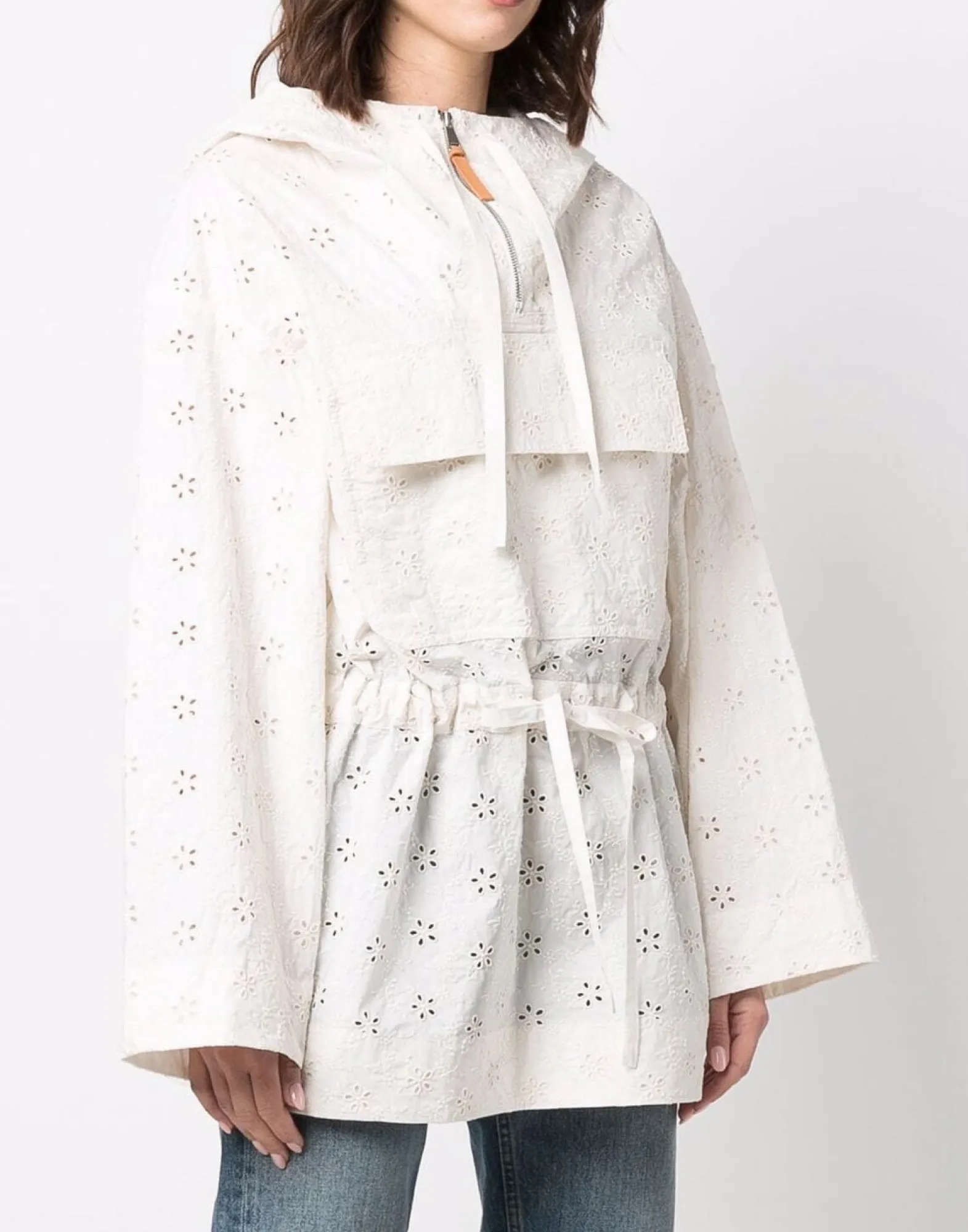 2 GENIUS 1952 ASNEN BRODERIE ANGLAISE CAPE sold by Lord & Taylor product image thumbnail 3