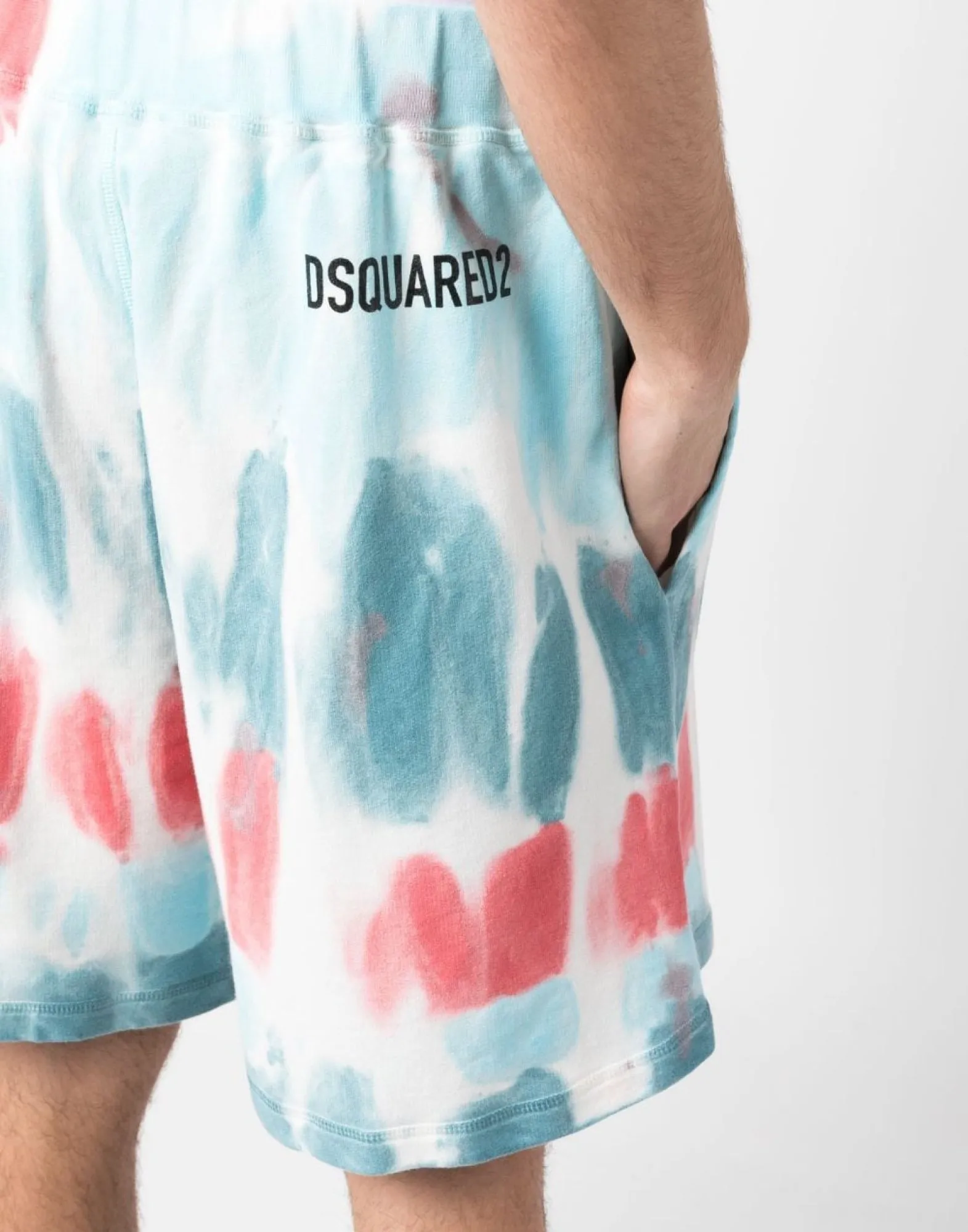 TIE DYE DISTRESSED RELAX FIT SHORTS sold by Lord & Taylor product image thumbnail 5