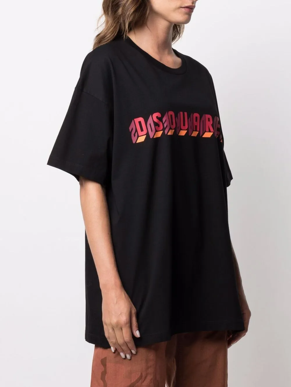 MIRROR LOGO OVERSIZE T-SHIRT sold by Lord & Taylor product image thumbnail 3