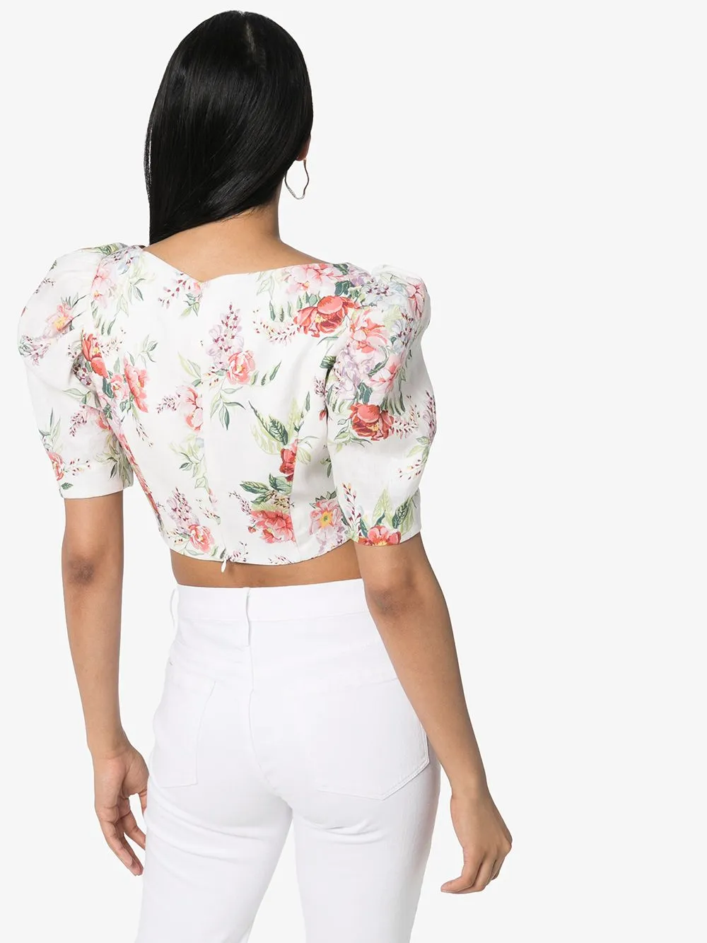 BELLITUDE LACED CROP TOP sold by Lord & Taylor product image thumbnail 3