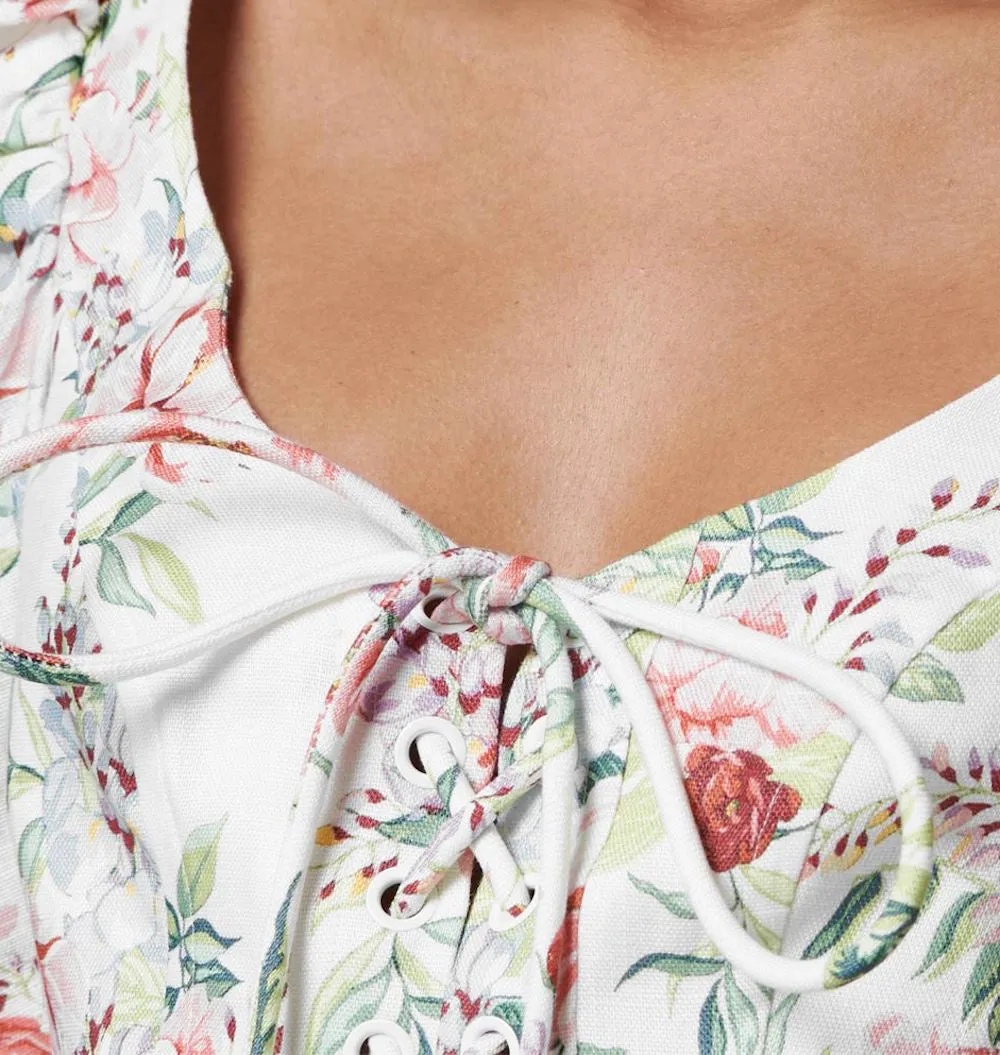 BELLITUDE LACED CROP TOP sold by Lord & Taylor product image thumbnail 5