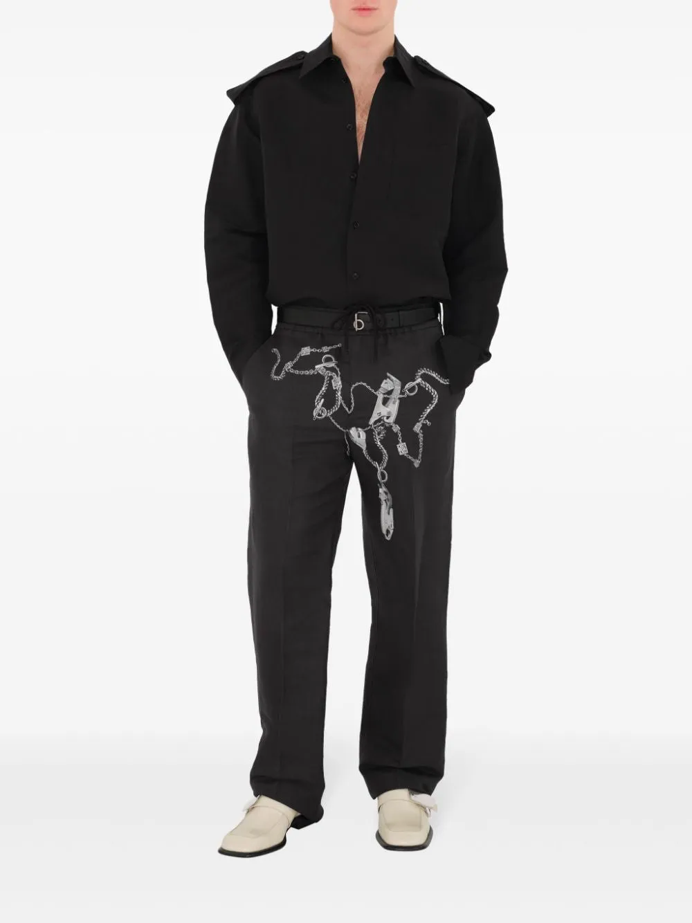 WOOL TROUSERS sold by Lord & Taylor product image thumbnail 2