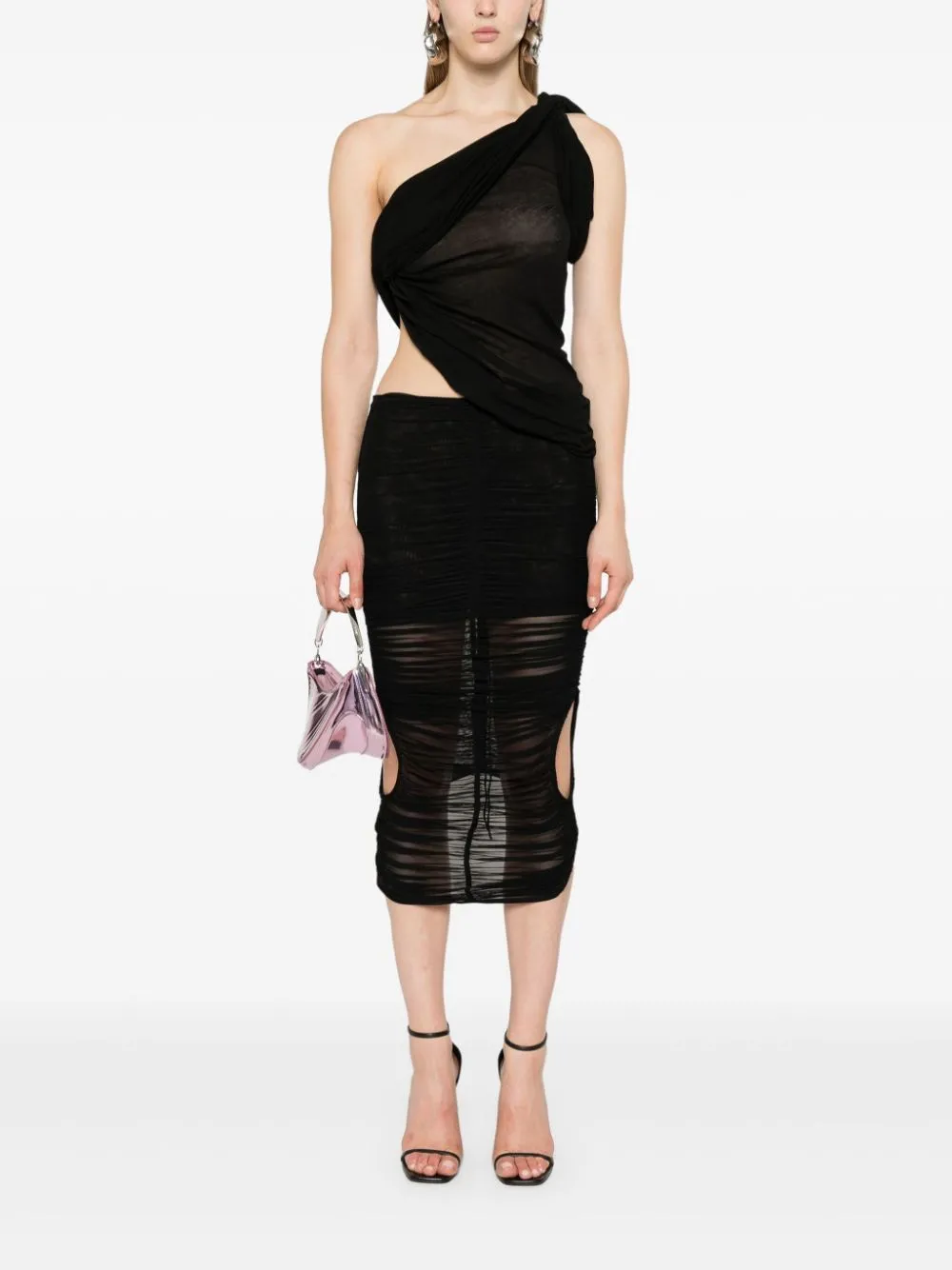 ASYMMETRICAL TWISTED T-SHIRT sold by Lord & Taylor product image thumbnail 2