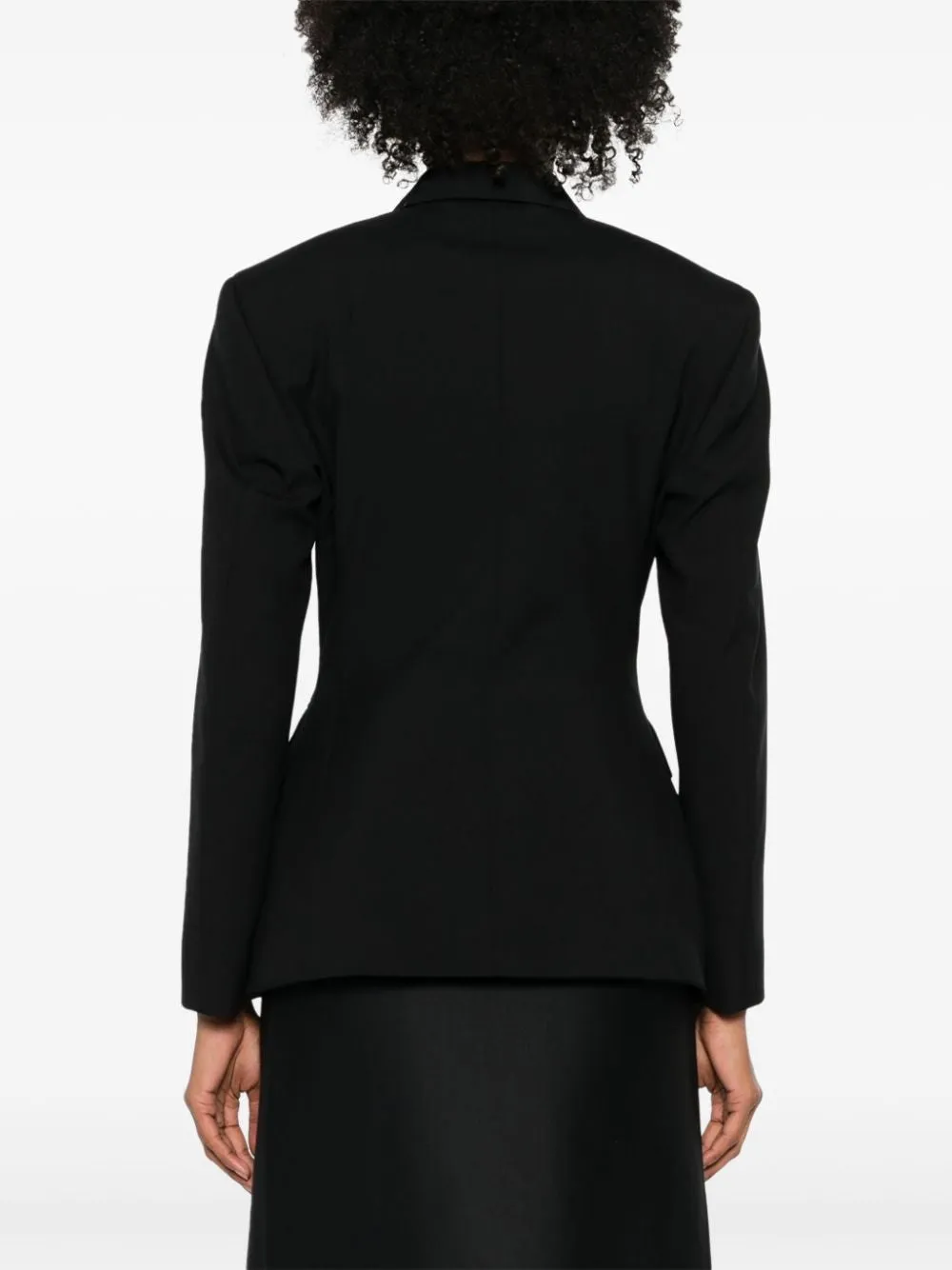 HOURGLASS JACKET IN BLACK WOOL sold by Lord & Taylor product image thumbnail 4