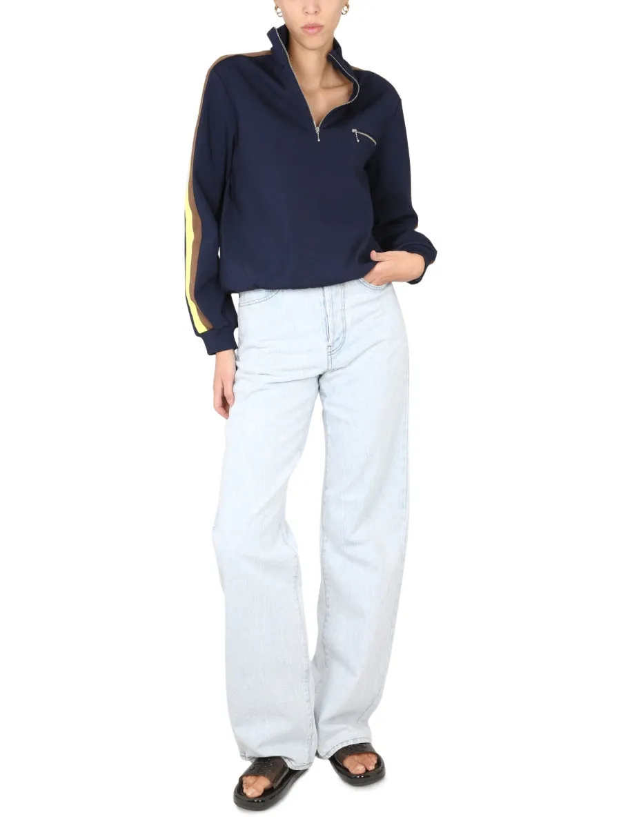 SWEATSHIRT WITH FRONT ZIPPER sold by Lord & Taylor product image thumbnail 2