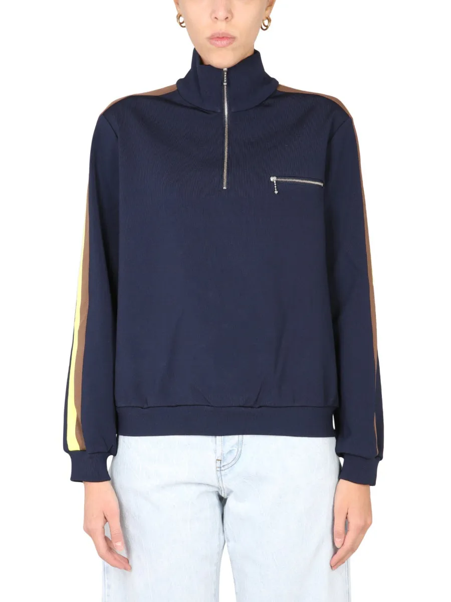 SWEATSHIRT WITH FRONT ZIPPER sold by Lord & Taylor
