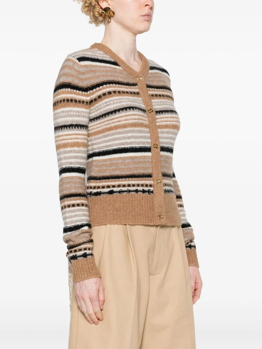 CARDIGAN WITH STRIPE PATTERN sold by Lord & Taylor product image thumbnail 3