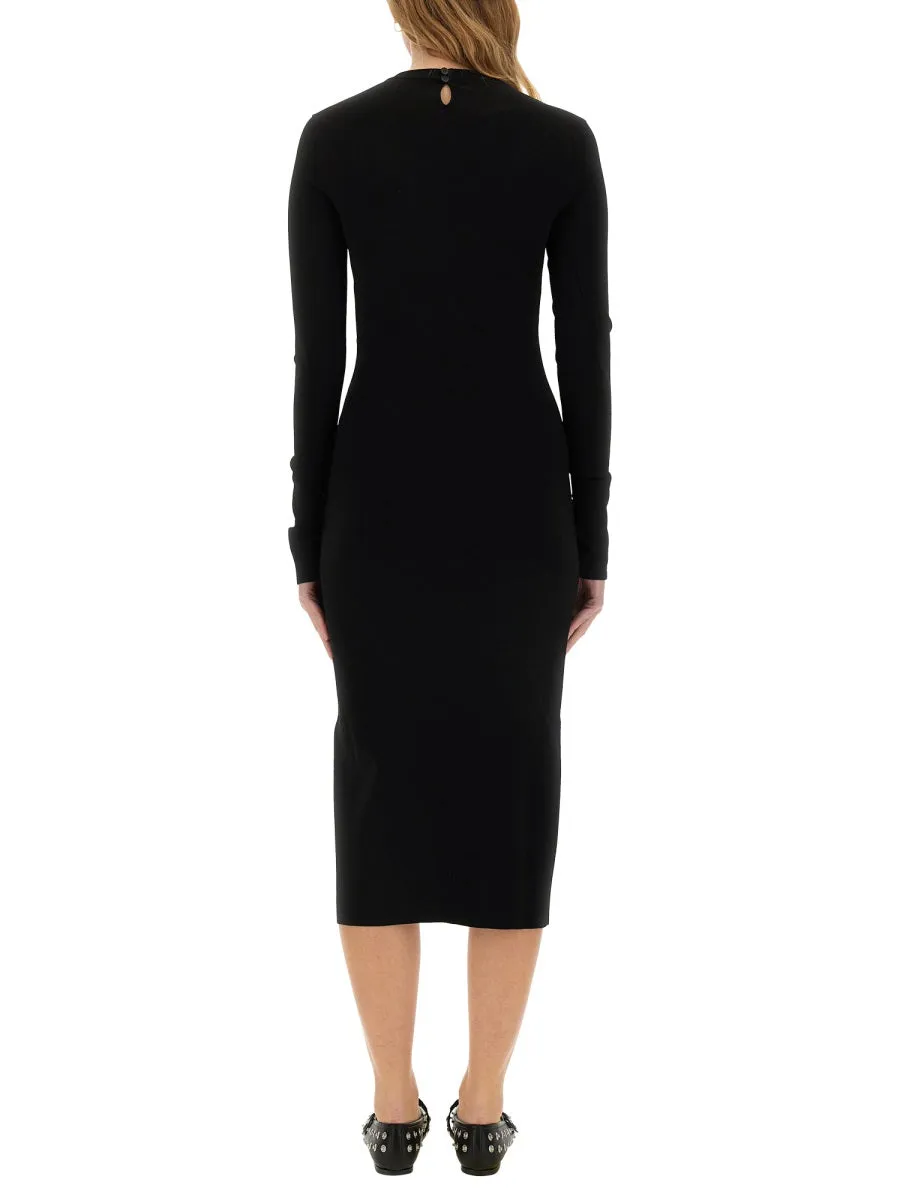 MIDI DRESS WITH SLIT sold by Lord & Taylor product image thumbnail 3