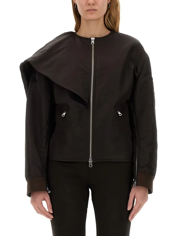 BOW NECK BOMBER JACKET sold by Lord & Taylor