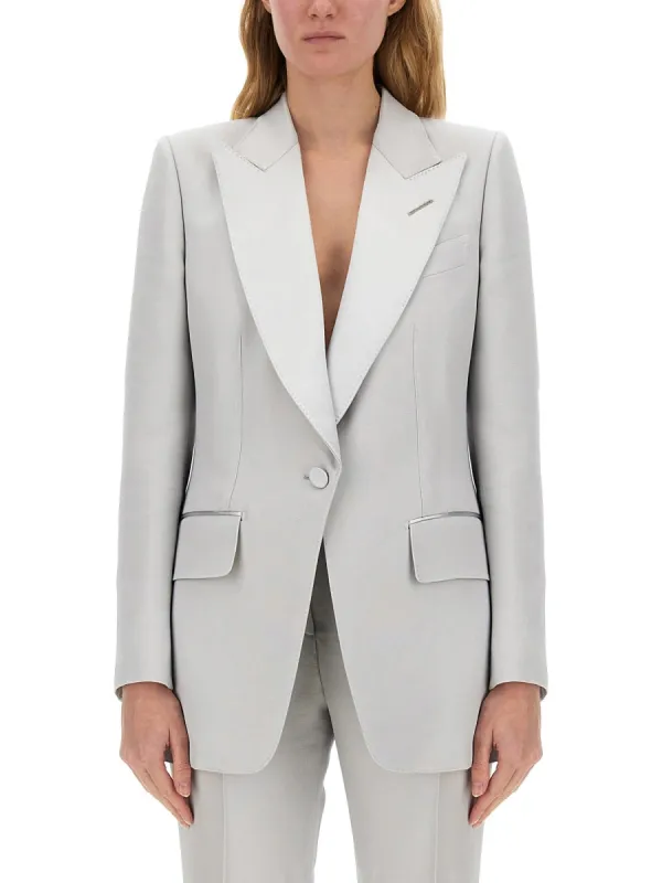 BIANCA SINGLE-BREASTED TUXEDO JACKET sold by Lord & Taylor