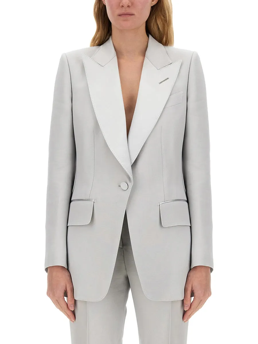 BIANCA SINGLE-BREASTED TUXEDO JACKET sold by Lord & Taylor