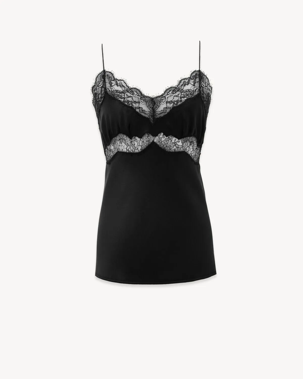 BLACK LINGERIE TOP sold by Lord & Taylor