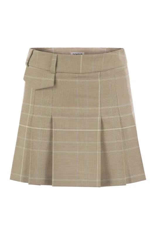 PRINCE OF WALES MINI SKIRT sold by Lord & Taylor
