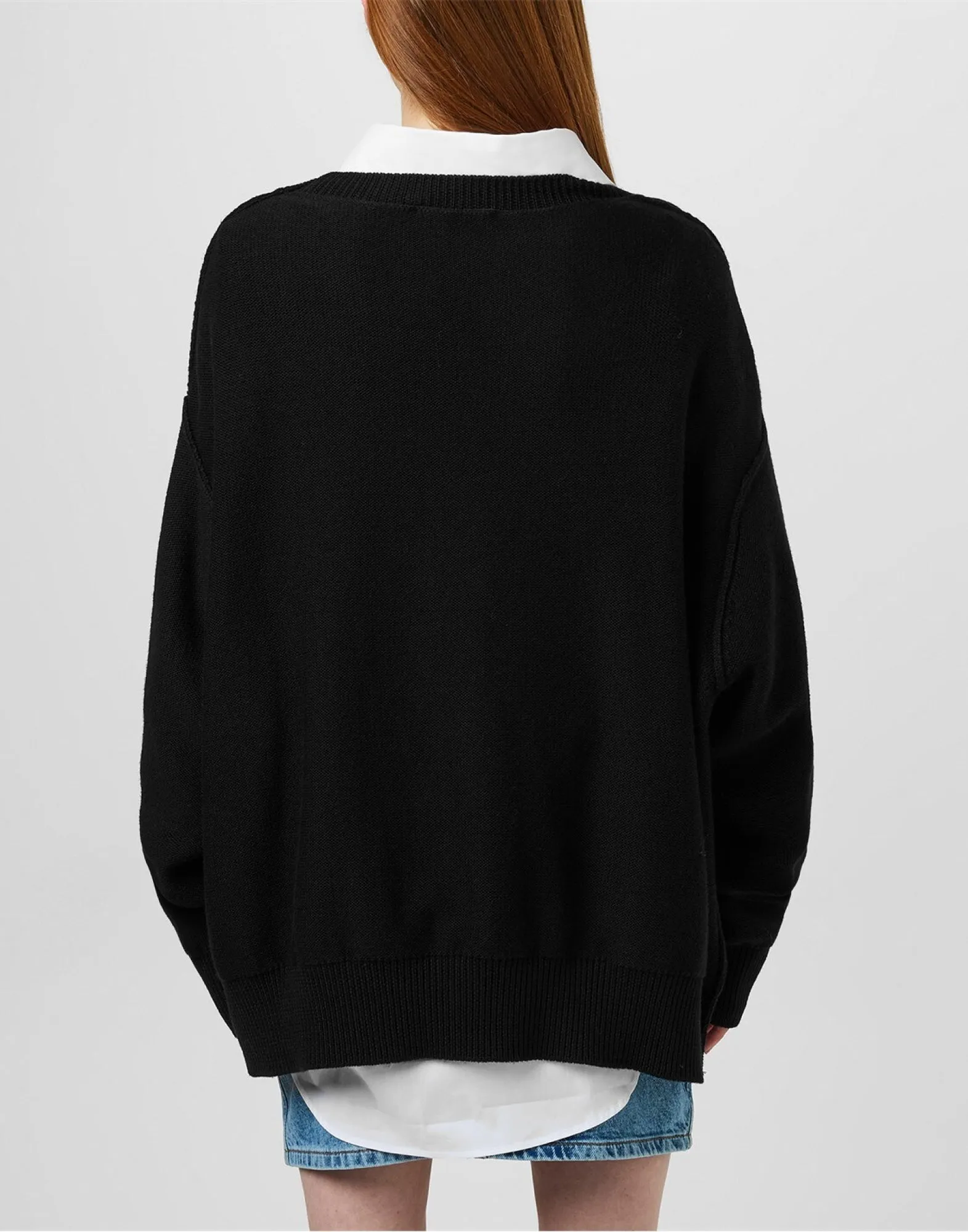 D2 STATEMENT LOGO KNIT SWEATER sold by Lord & Taylor product image thumbnail 4