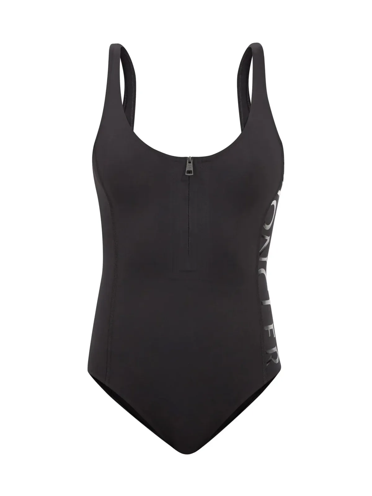 ZIP-NECK LOGO PRINT ONE PIECE SWIMSUIT sold by Lord & Taylor