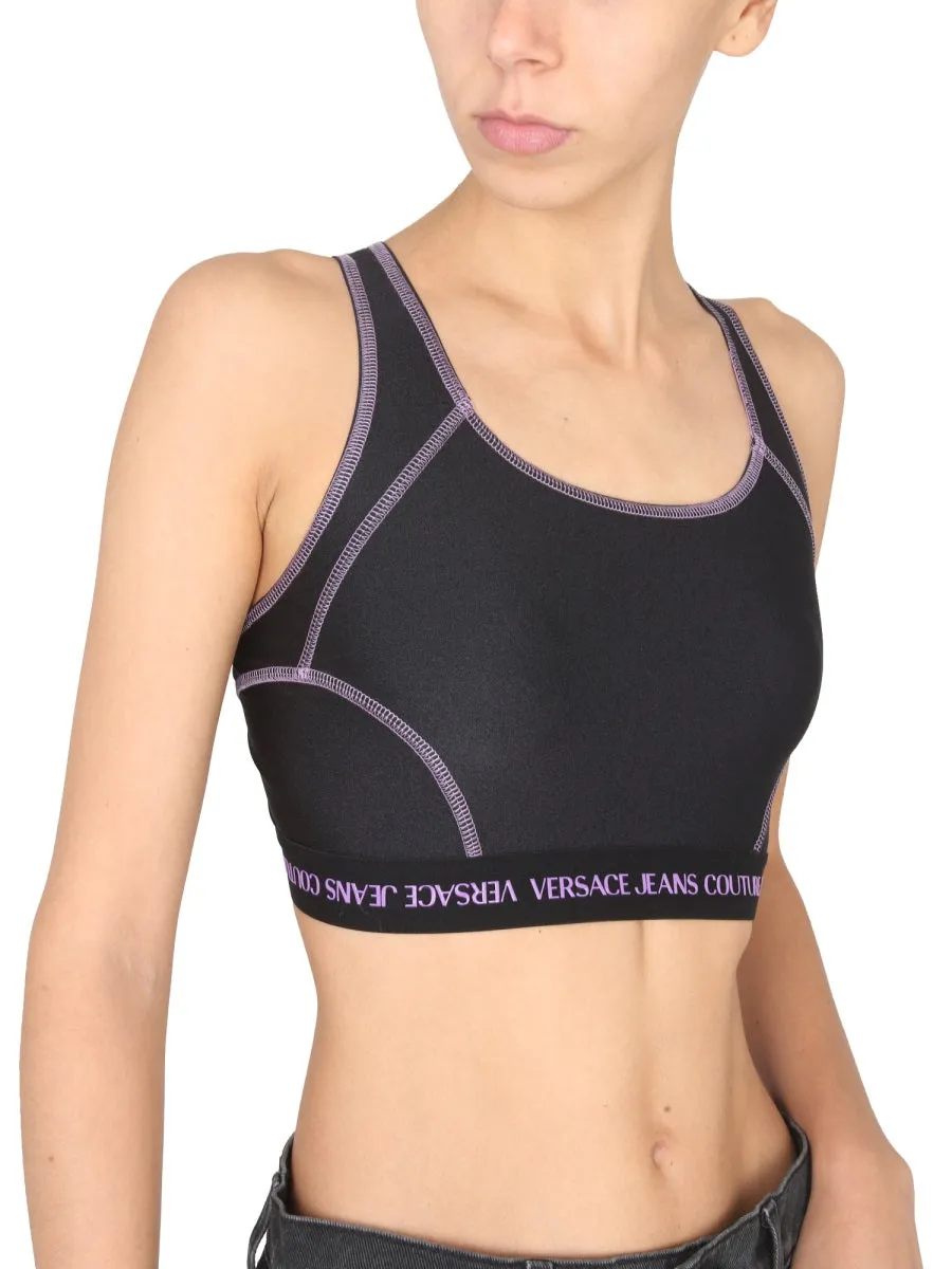CROP TOP WITH LOGO BAND sold by Lord & Taylor product image thumbnail 4