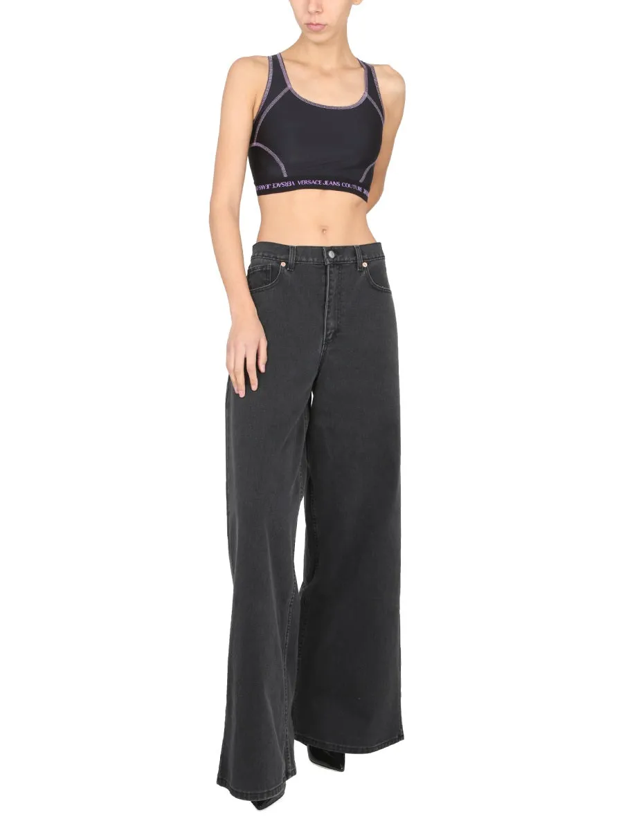 CROP TOP WITH LOGO BAND sold by Lord & Taylor product image thumbnail 2