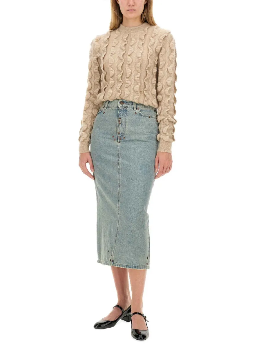 DENIM SKIRT sold by Lord & Taylor product image thumbnail 2
