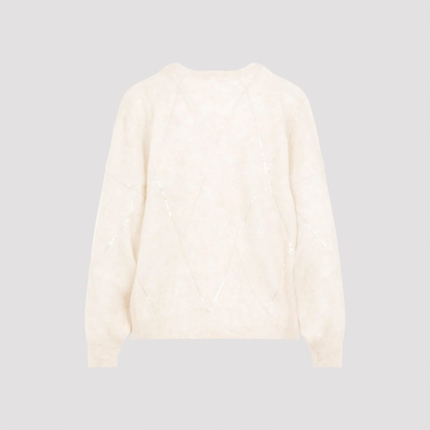 MOHAIR, WOOL, CASHMERE AND SILK SWEATER WITH DAZZLING ARGYLE EMBROIDERY sold by Lord & Taylor product image thumbnail 3