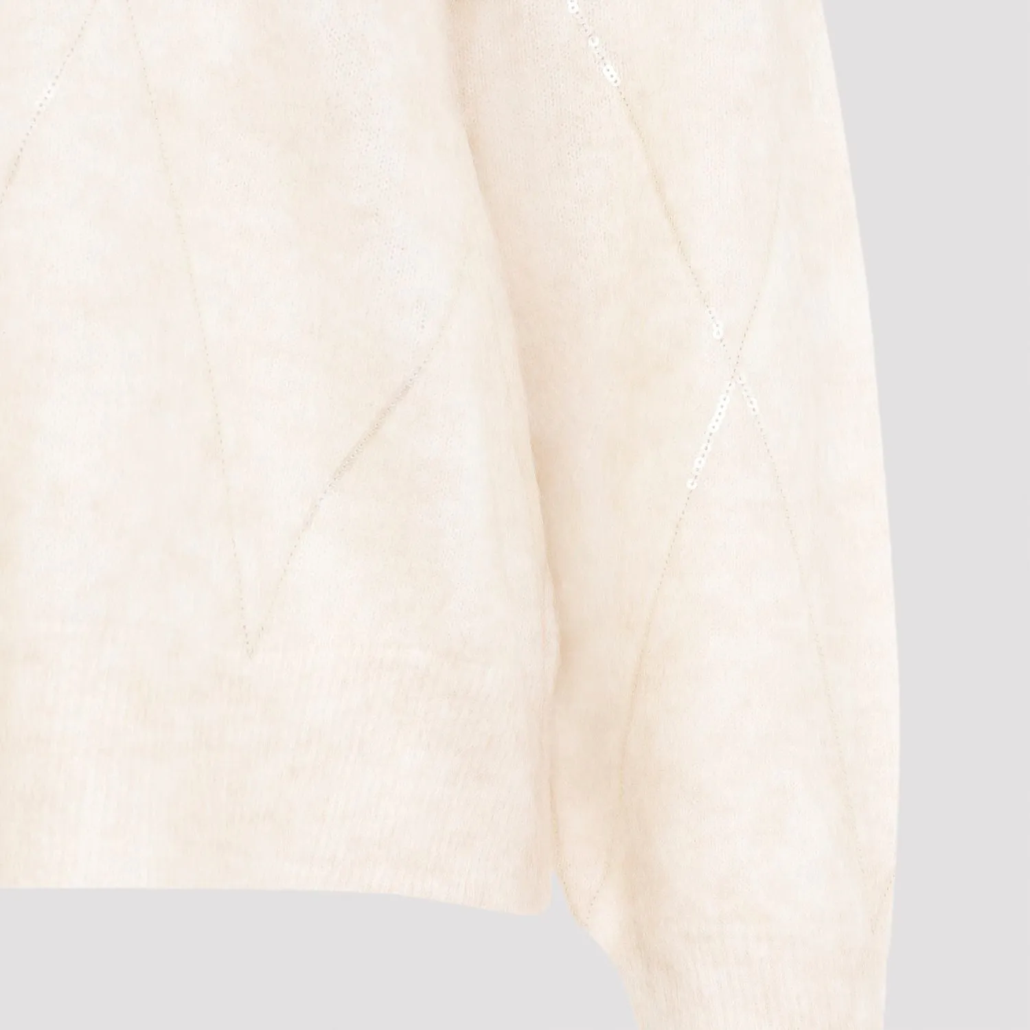 MOHAIR, WOOL, CASHMERE AND SILK SWEATER WITH DAZZLING ARGYLE EMBROIDERY sold by Lord & Taylor product image thumbnail 5