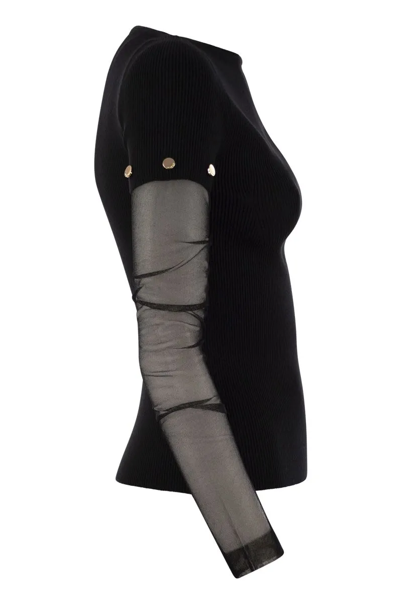 ALCIDE - TIGHT-FITTING STRETCH VISCOSE JERSEY sold by Lord & Taylor product image thumbnail 3