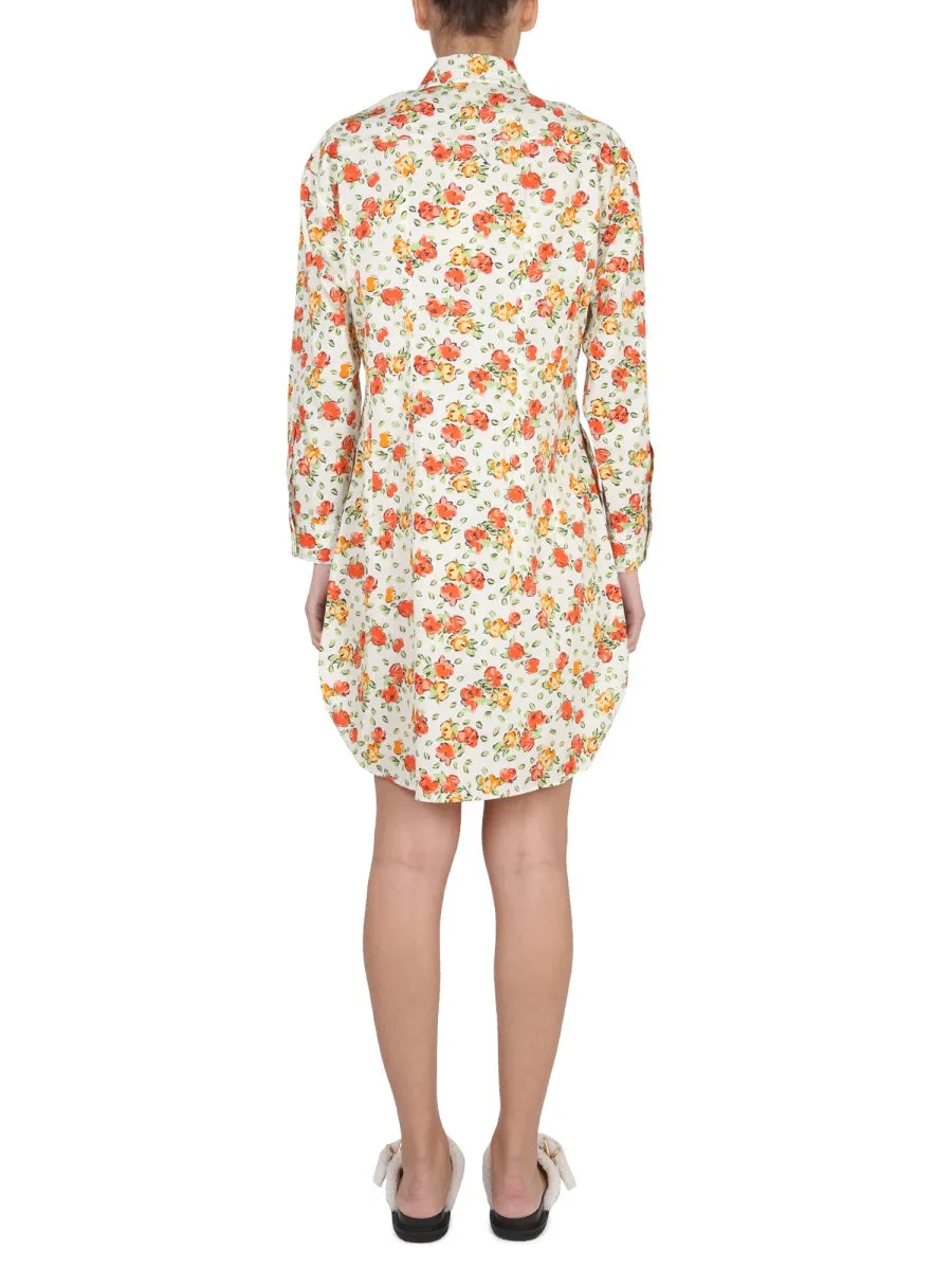 SHIRT DRESS WITH FLORAL PATTERN sold by Lord & Taylor product image thumbnail 3