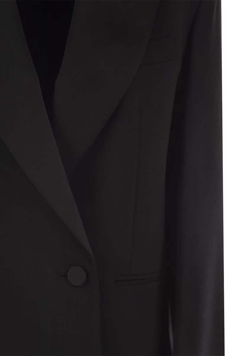 SAVA - STRETCH WOOL BLEND CANVAS OVERSIZED BLAZER sold by Lord & Taylor product image thumbnail 4