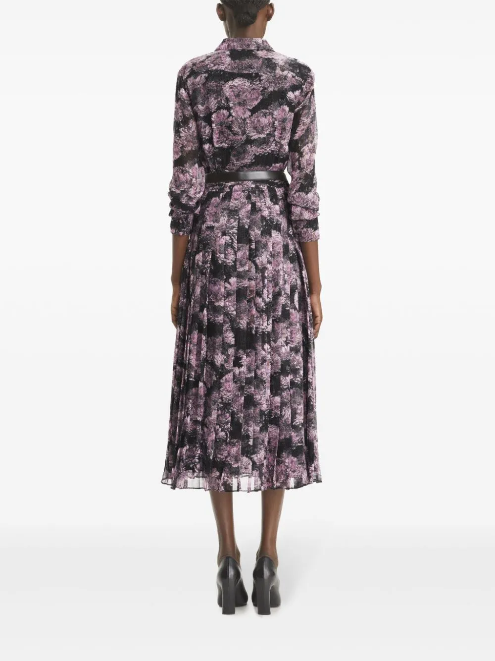 PRINTED SILK MAXI DRESS sold by Lord & Taylor product image thumbnail 4
