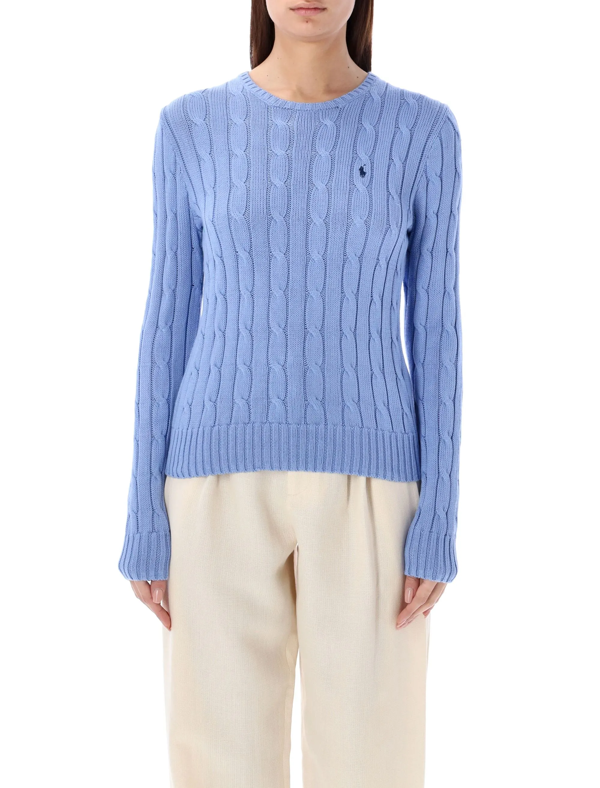 CABLE-KNIT COTTON CREWNECK SWEATER sold by Lord & Taylor