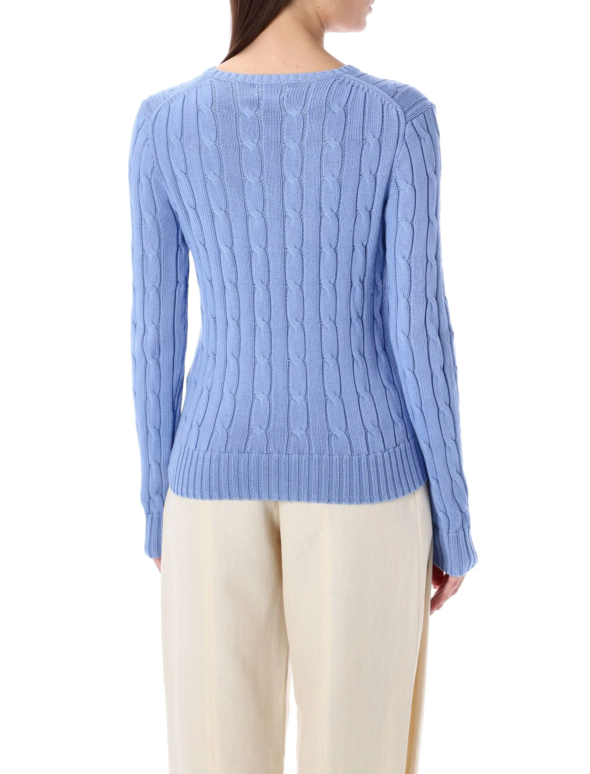 CABLE-KNIT COTTON CREWNECK SWEATER sold by Lord & Taylor product image thumbnail 2