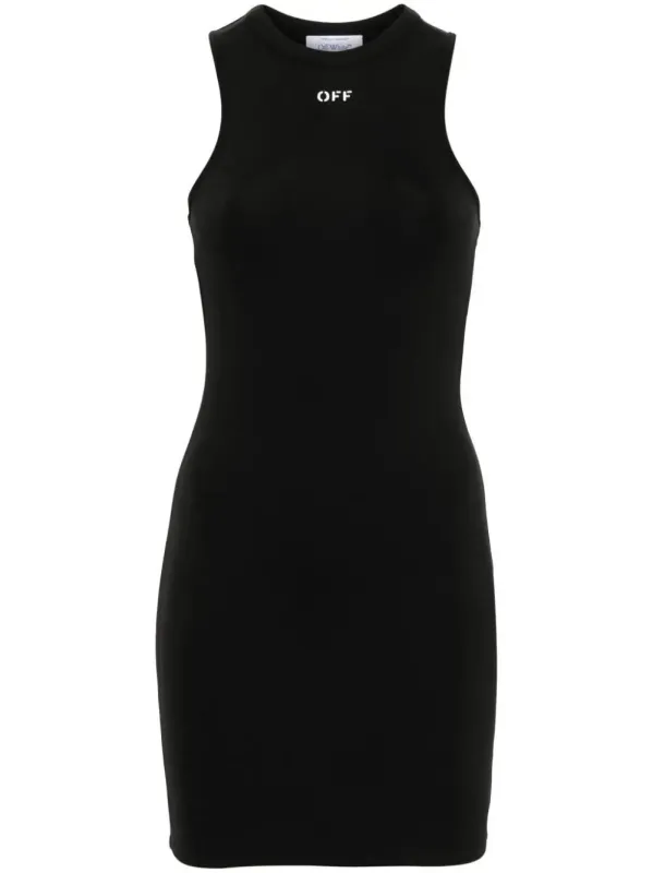 BLACK MINI DRESS WITH LOGO sold by Lord & Taylor
