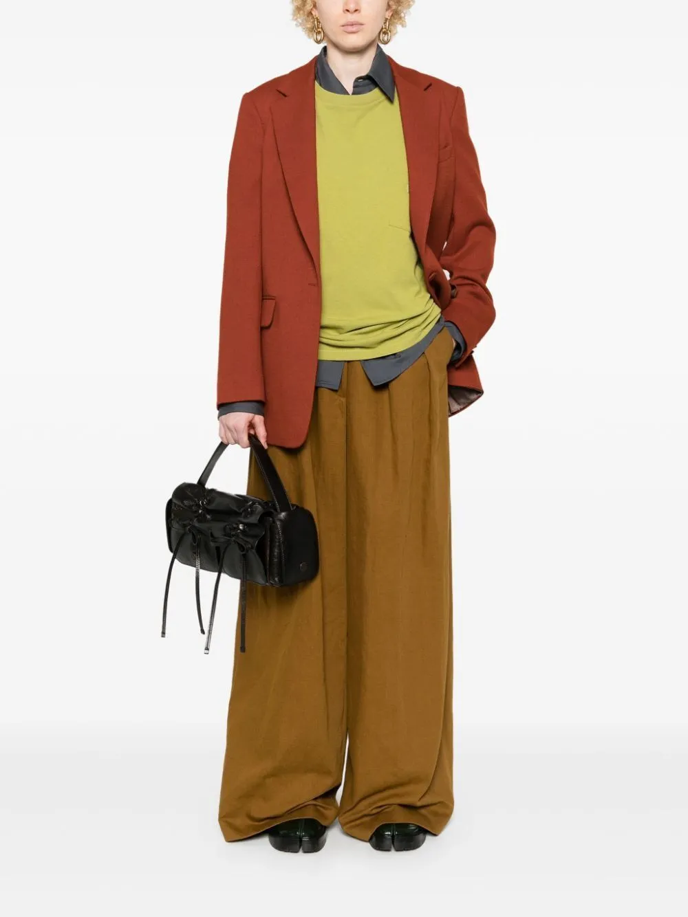 RED SINGLE-BREASTED JACKET IN WOOL sold by Lord & Taylor product image thumbnail 3