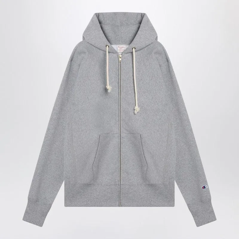 LIGHT GREY COTTON HOODIE sold by Lord & Taylor product image thumbnail 2