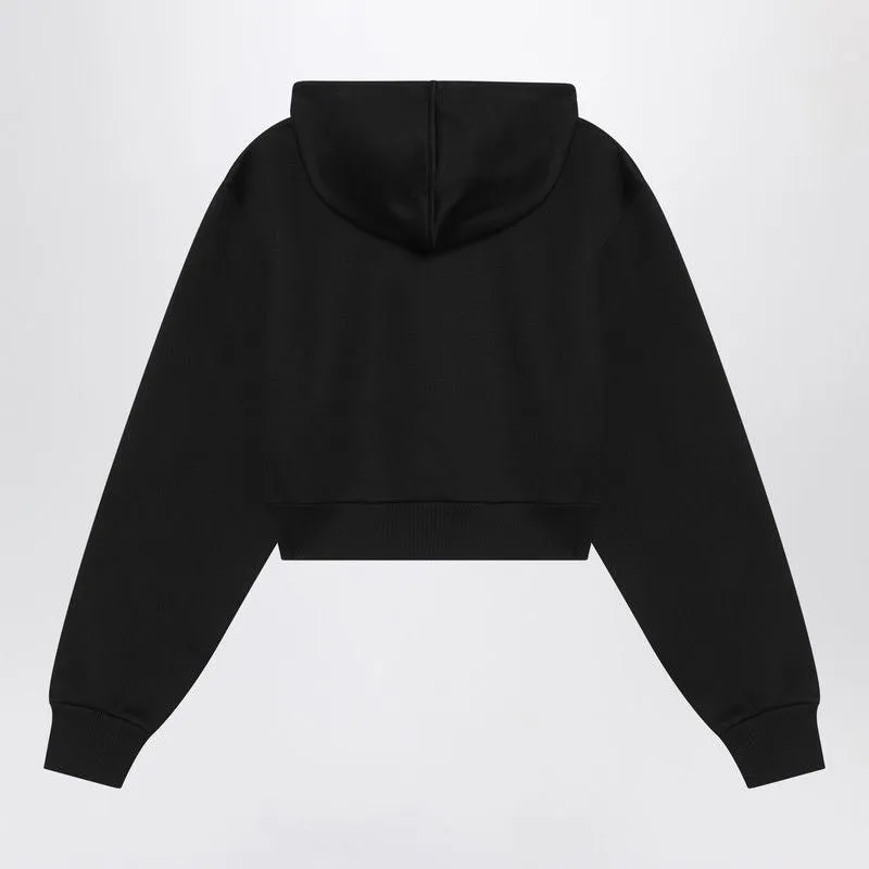 BLACK HOODIE WITH TRIANGLE LOGO sold by Lord & Taylor product image thumbnail 2
