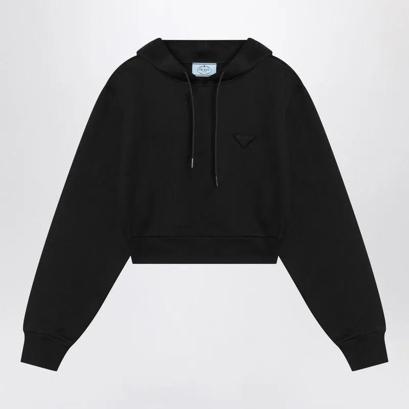 BLACK HOODIE WITH TRIANGLE LOGO sold by Lord & Taylor