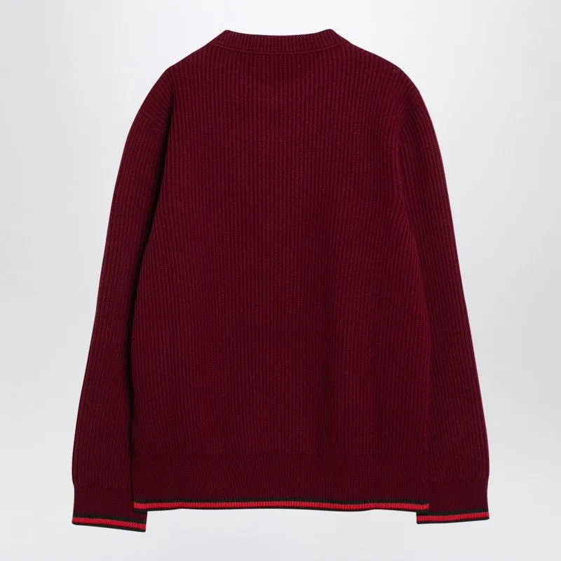 BURGUNDY WOOL AND CASHMERE JUMPER sold by Lord & Taylor product image thumbnail 2
