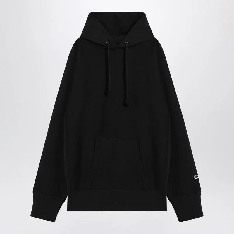 BLACK COTTON HOODIE sold by Lord & Taylor product image thumbnail 2