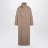 OVERSIZED COAT IN CAMEL-COLOURED COTTON sold by Lord & Taylor
