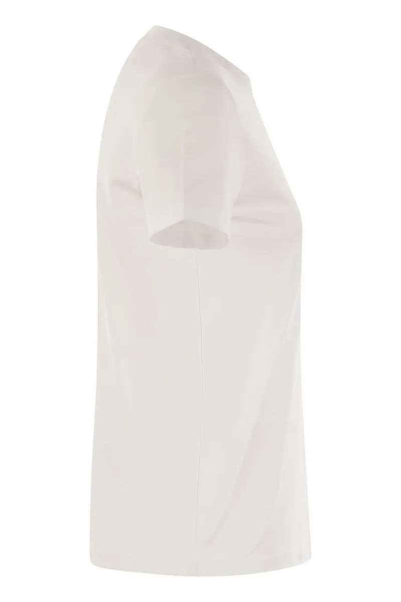 ACACIA - JERSEY T-SHIRT WITH EMBROIDERED BREAST POCKET sold by Lord & Taylor product image thumbnail 3