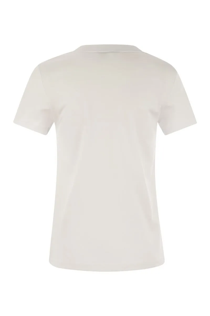 ACACIA - JERSEY T-SHIRT WITH EMBROIDERED BREAST POCKET sold by Lord & Taylor product image thumbnail 2